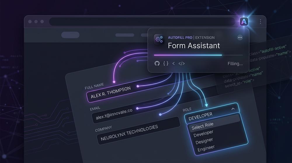JobForm AutoFill: Developing a Custom Form Automation Browser Extension