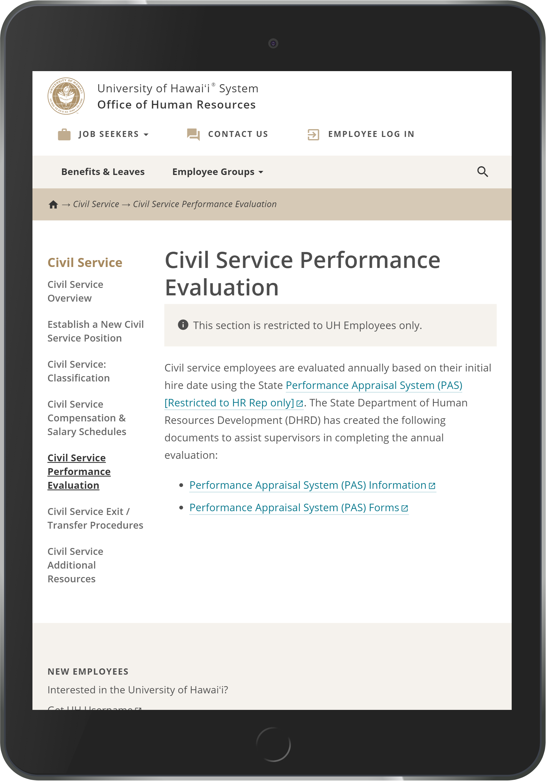 University of Hawai'i Office of Human Resources
