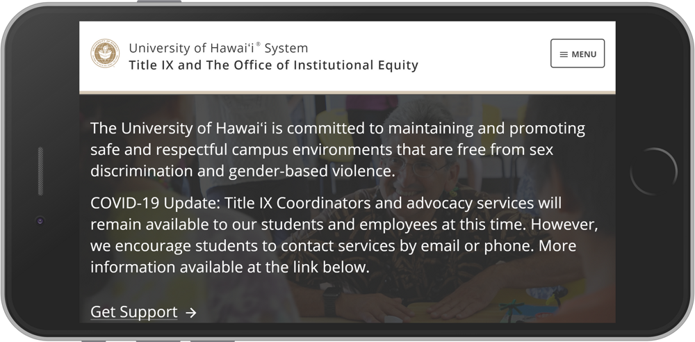 University of Hawaiʻi System Title IX and The Office of Institutional Equity