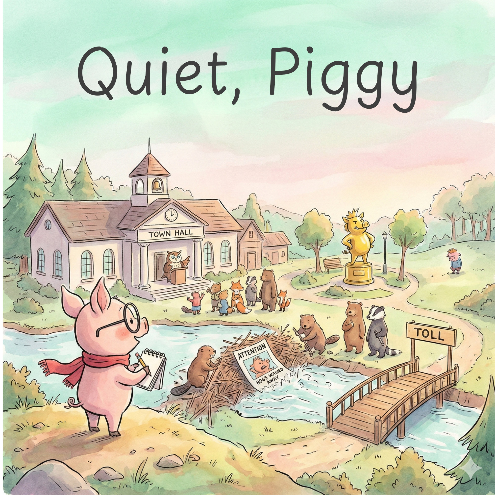 Quiet Piggy Book Cover